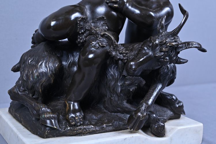 Bronze sculpture "The Childhood of Bacchus" after Clodion – Part 2, 19th century