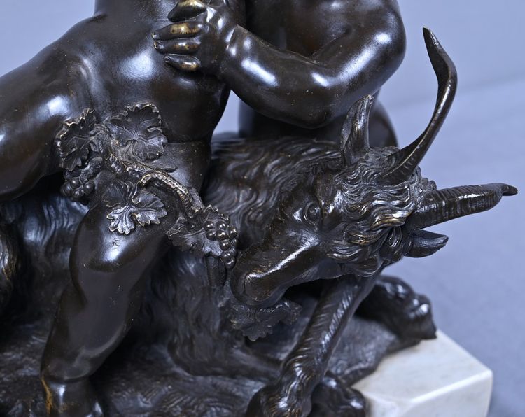 Bronze sculpture "The Childhood of Bacchus" after Clodion – Part 2, 19th century