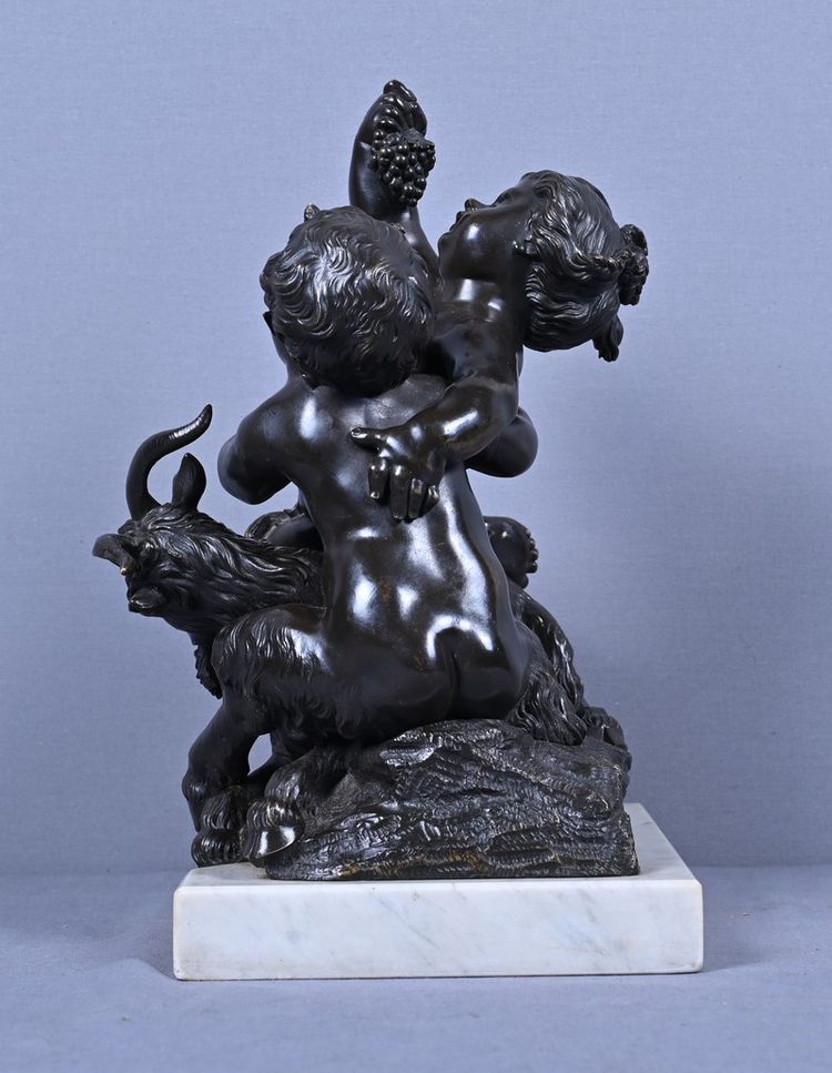 Bronze sculpture "The Childhood of Bacchus" after Clodion – Part 2, 19th century