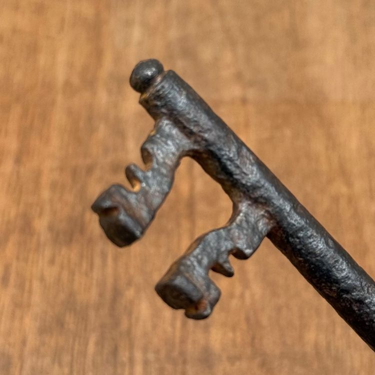 16th-century wrought iron key