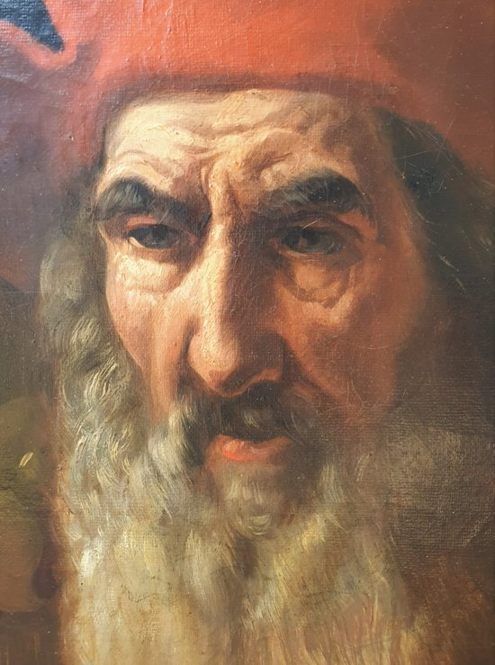 French school of the second half of the 18th century - Study of a bearded man