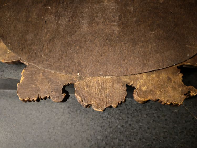 Specchio in legno dorato in stile barocco, XIX secolo
