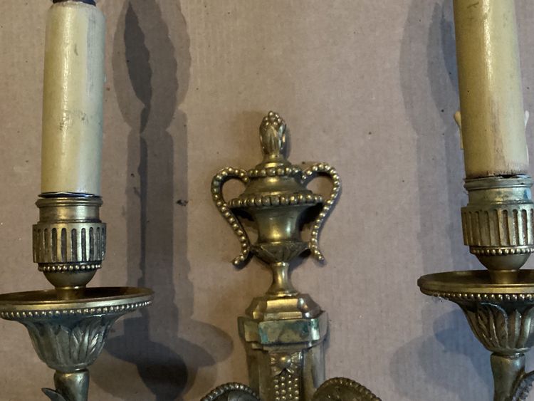Pair of Louis XVI wall sconces