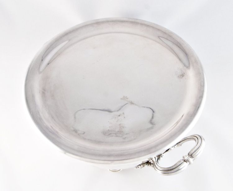 CHRISTOFLE – Chauffe-plat couvert en métal argenté, Paris c. 1870-1880