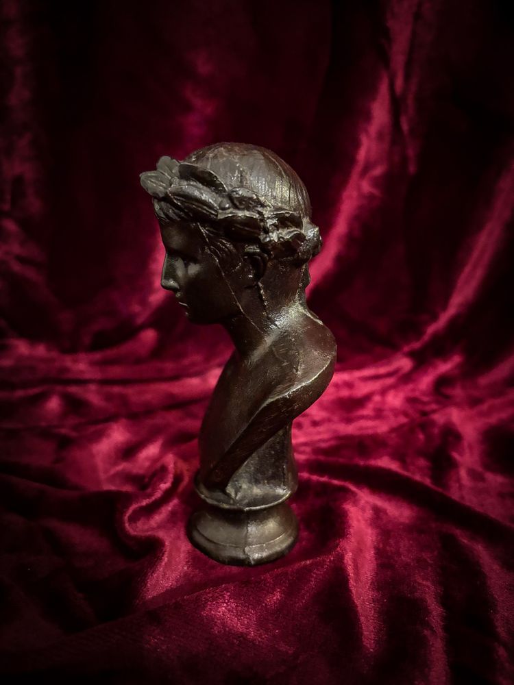 Busto di Augusto in ghisa - XIX secolo