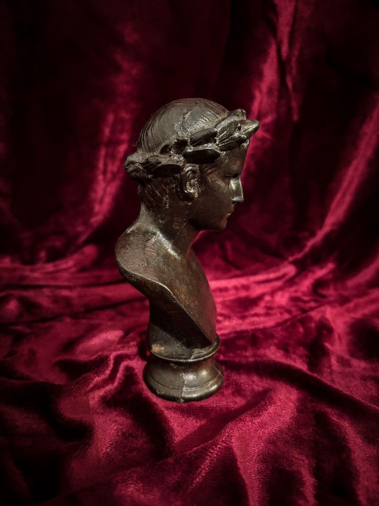 Busto di Augusto in ghisa - XIX secolo