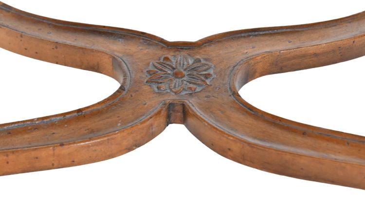 Coppia di poltrone in canna in stile Regency