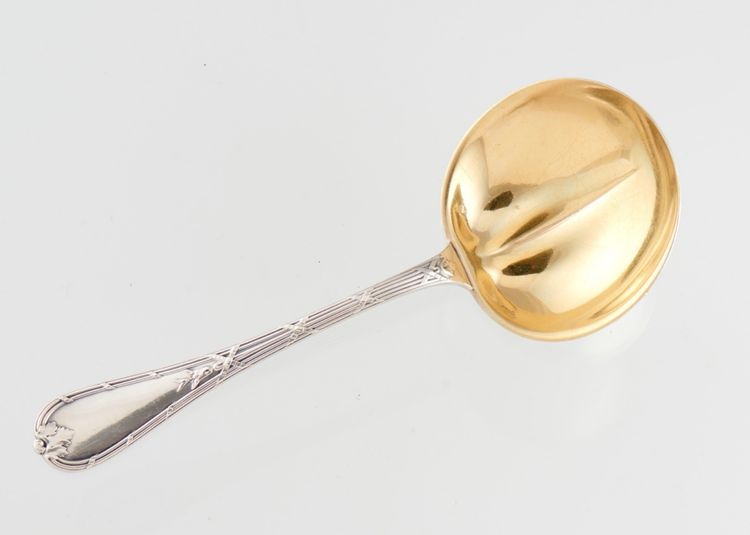 CHRISTOFLE – Ribbons pattern serving spoon