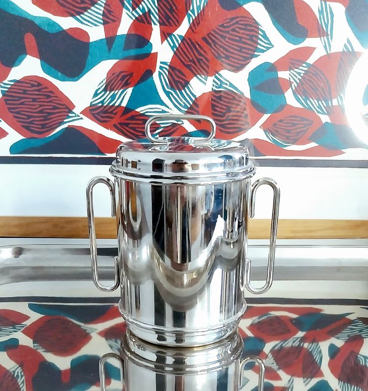 Magnificent and rare Italian silver-plated tea and coffee service