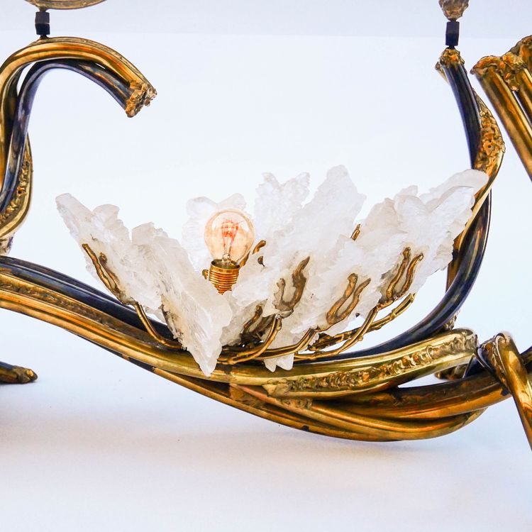 Couchtisch „Bouquet de Gypse“ – Richard Faure, Paris, Frankreich, ca. 1970-1980