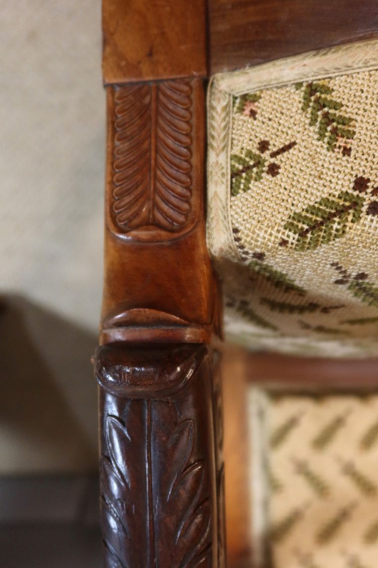 Pair of Empire period armchairs