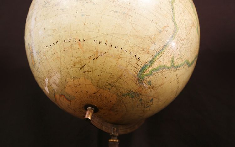 19th Century, Globe,  Lebègue & Cie, Paris