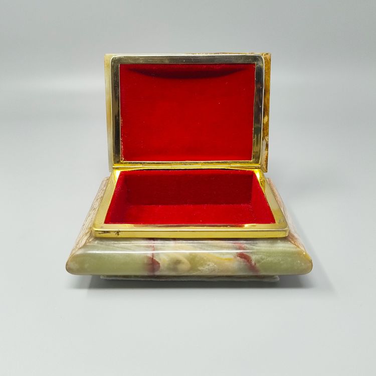 1960s Astonishing Box in Onyx. Made in Italy