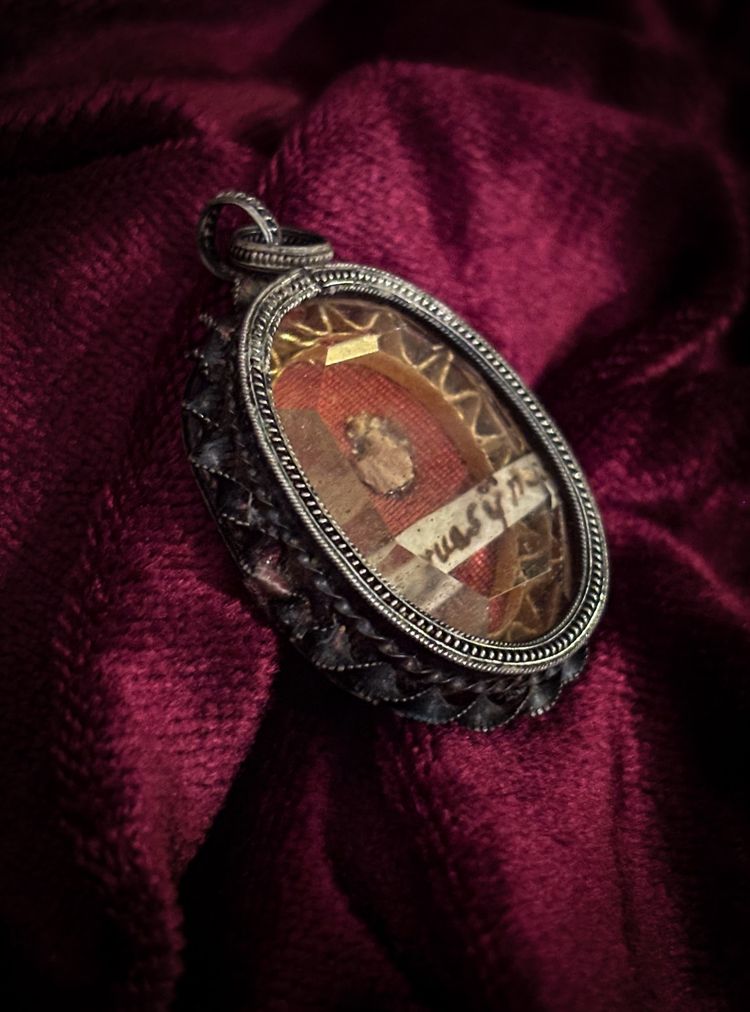 Silver reliquary containing a relic of Saint Gervais, 18th century
