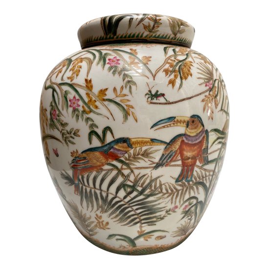 LARGE COVERED POT
