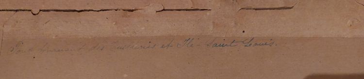 Drei Gouachen, eine davon mit dem Monogramm J.H. 1827 - Paris