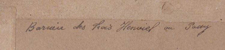 Drei Gouachen, eine davon mit dem Monogramm J.H. 1827 - Paris