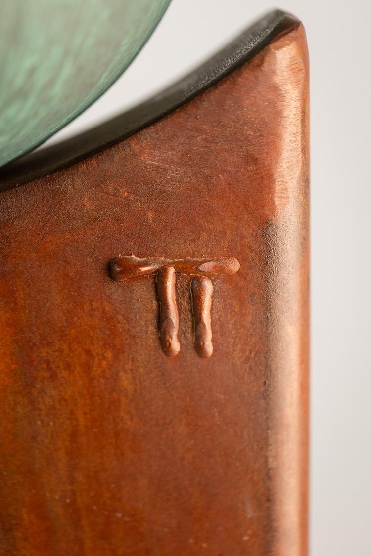 Tom Torrens. Fontaine en corten et cuivre oxydé. Années 1990. LS6709306
