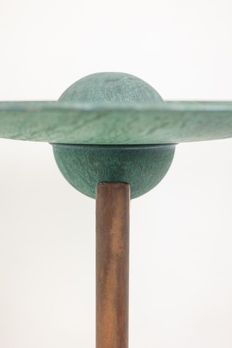Tom Torrens. Fontaine en corten et cuivre oxydé. Années 1990. LS6709306