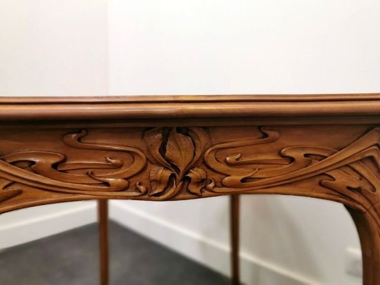 Edouard Colonna table Art Nouveau "Aux Iris"