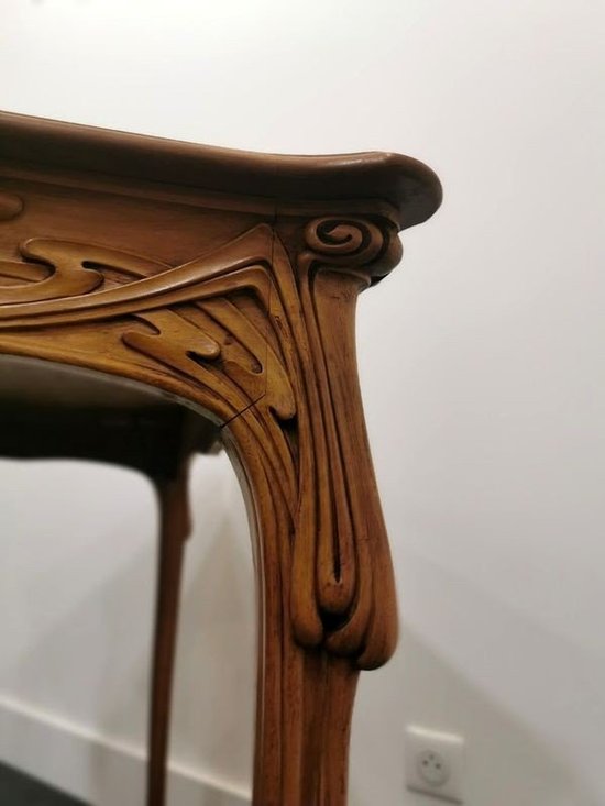 Edouard Colonna table Art Nouveau "Aux Iris"