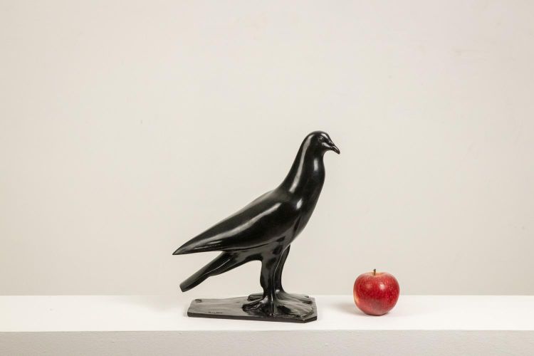 François Pompon, Pigeon, bronze sculpture. 2006 print LS64233128