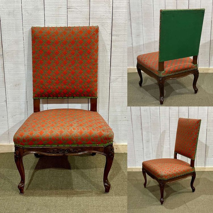 Chaise de nourrice en noyer début XXème