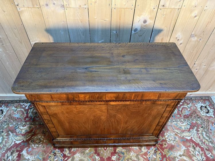 Comptoir de magasin en noyer époque Louis Philippe