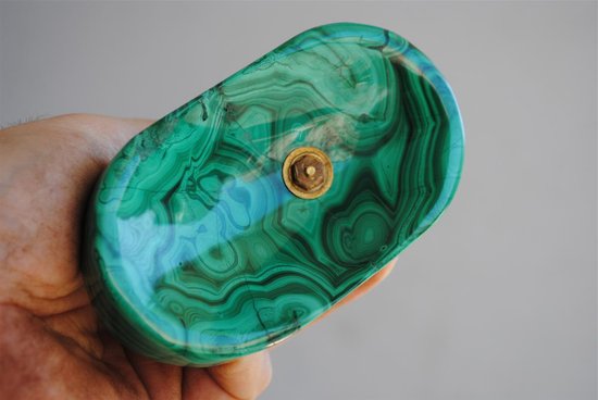 Veneur russo in bronzo con terrazza perniciosa in malachite XIX secolo
