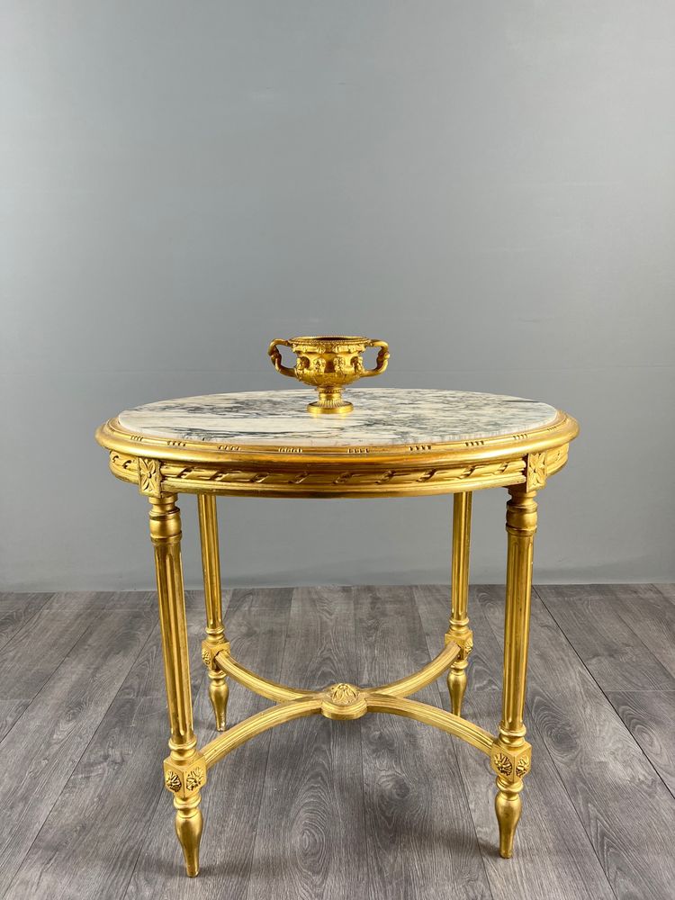 Large Pompeian Bowl With Two Bronze Handles, 19th Century