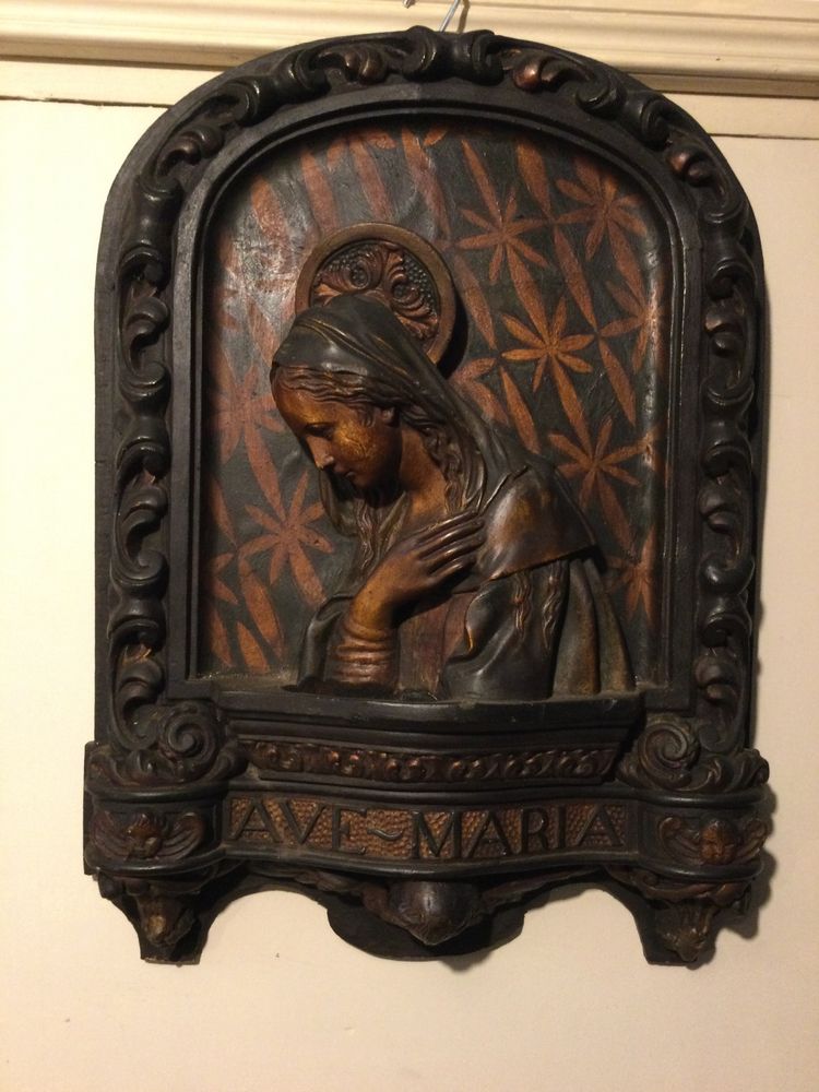 Large stoup with Virgin Mary
