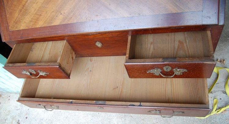 Bureau à Pente époque Louis XVI Noyer 18e Siècle