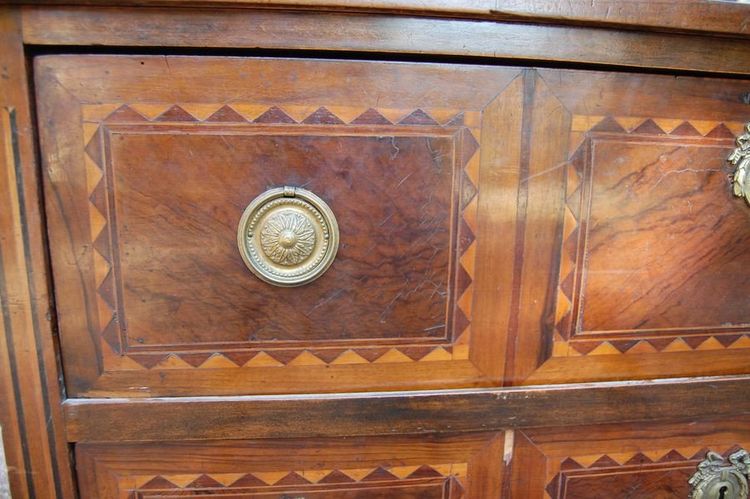 Commode Secrétaire époque Louis XVI Noyer 18e Siècle