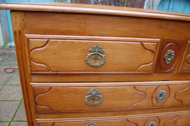 Commode époque Louis XVI Merisier 18e Siècle