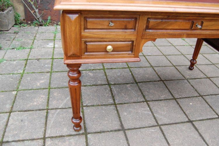 Bureau époque Louis-Philippe, noyer du 19e siècle