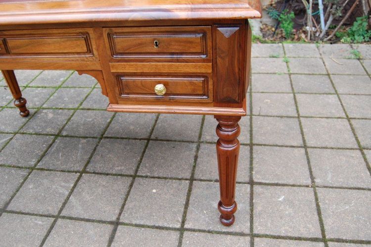 Bureau époque Louis-Philippe, noyer du 19e siècle