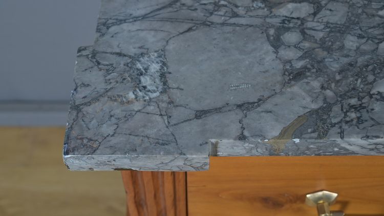 Cassettone di proprietà in legno di ciliegio, periodo Luigi XVI - Fine XVIII secolo