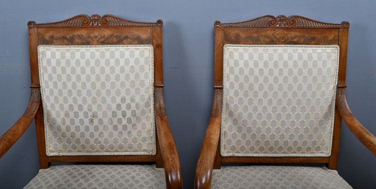 Paar Fauteuils, Epoche Empire - Anfang 19.