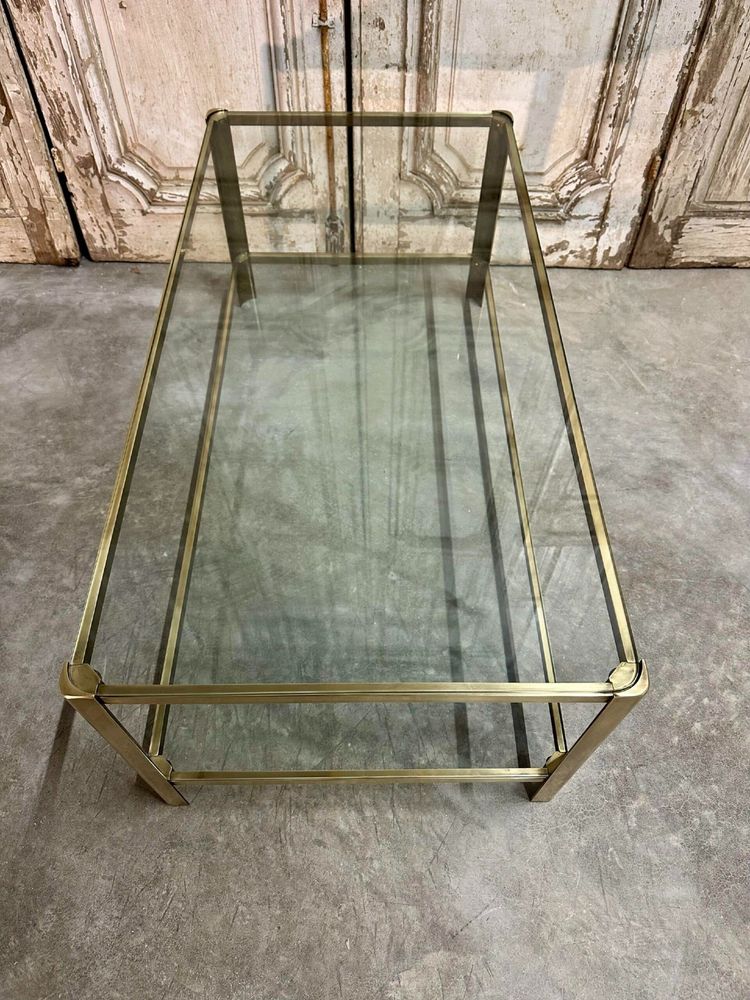 Table basse en bronze design attribué à J.QUINET