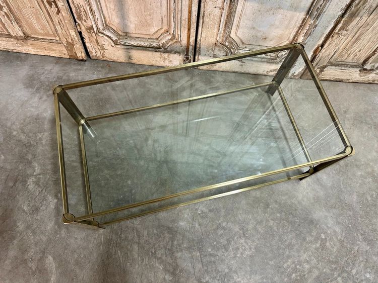 Table basse en bronze design attribué à J.QUINET