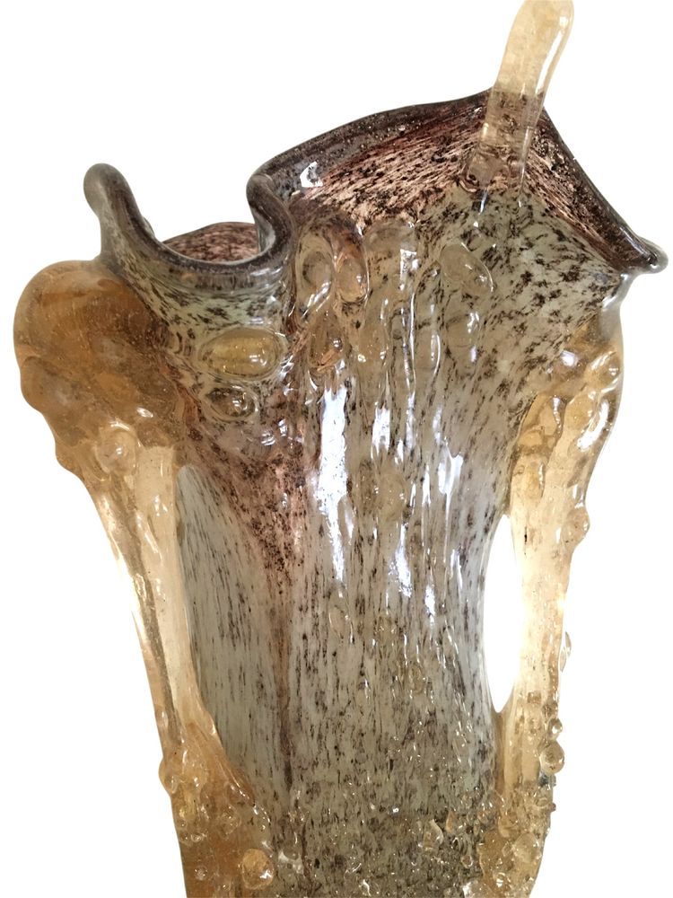 Large Murano blown glass vase