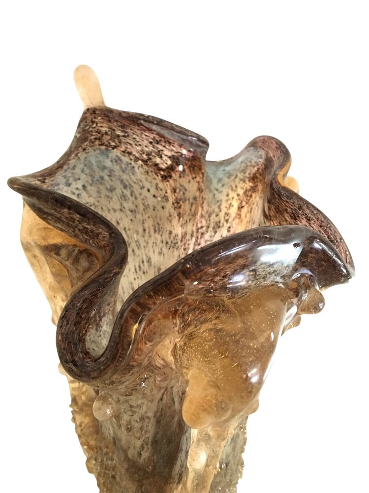 Large Murano blown glass vase