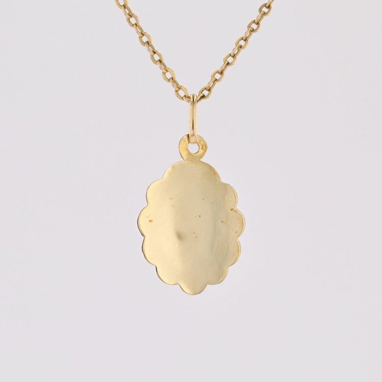 Antike Kelchmedaille aus Gelbgold