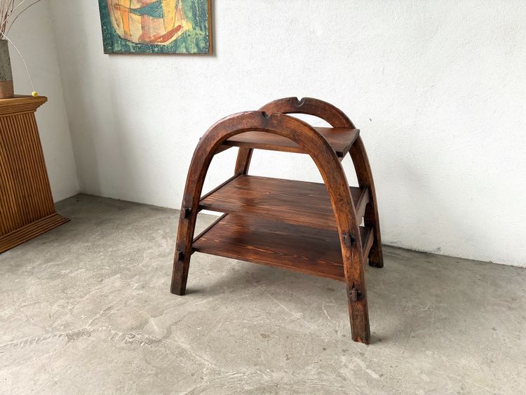Brutalist Solid Wood Shelf
