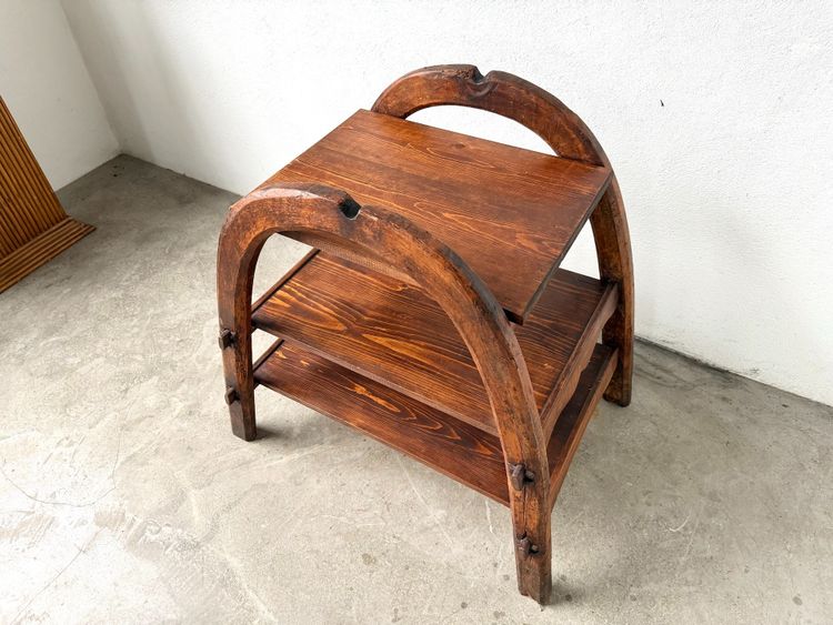 Brutalist Solid Wood Shelf