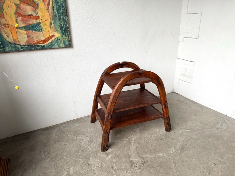 Brutalist Solid Wood Shelf