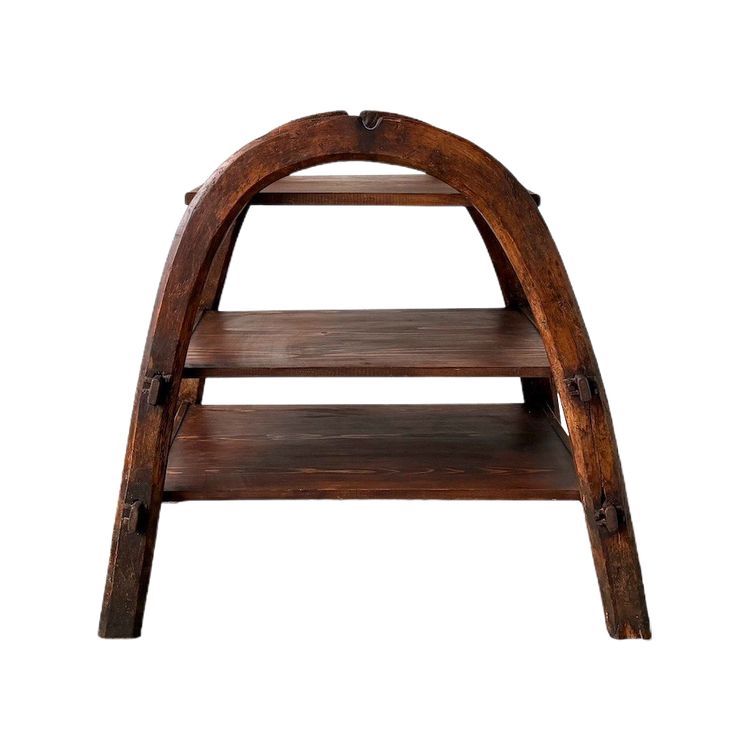 Brutalist Solid Wood Shelf