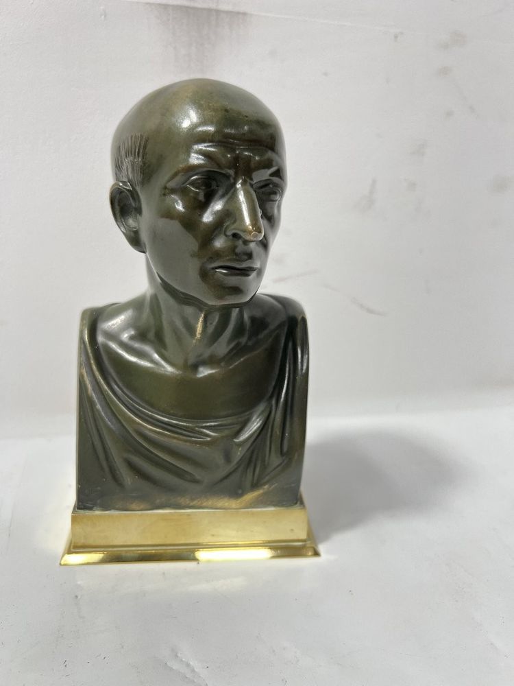 Buste de CICERON en bronze a patine brune XX siècle