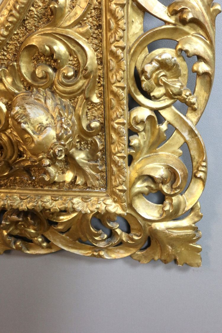 Large carved giltwood frame