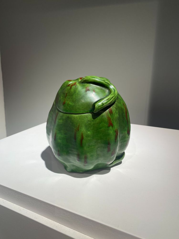 Rupert Carabin, Femme à la courge, Céramique Art Nouveau